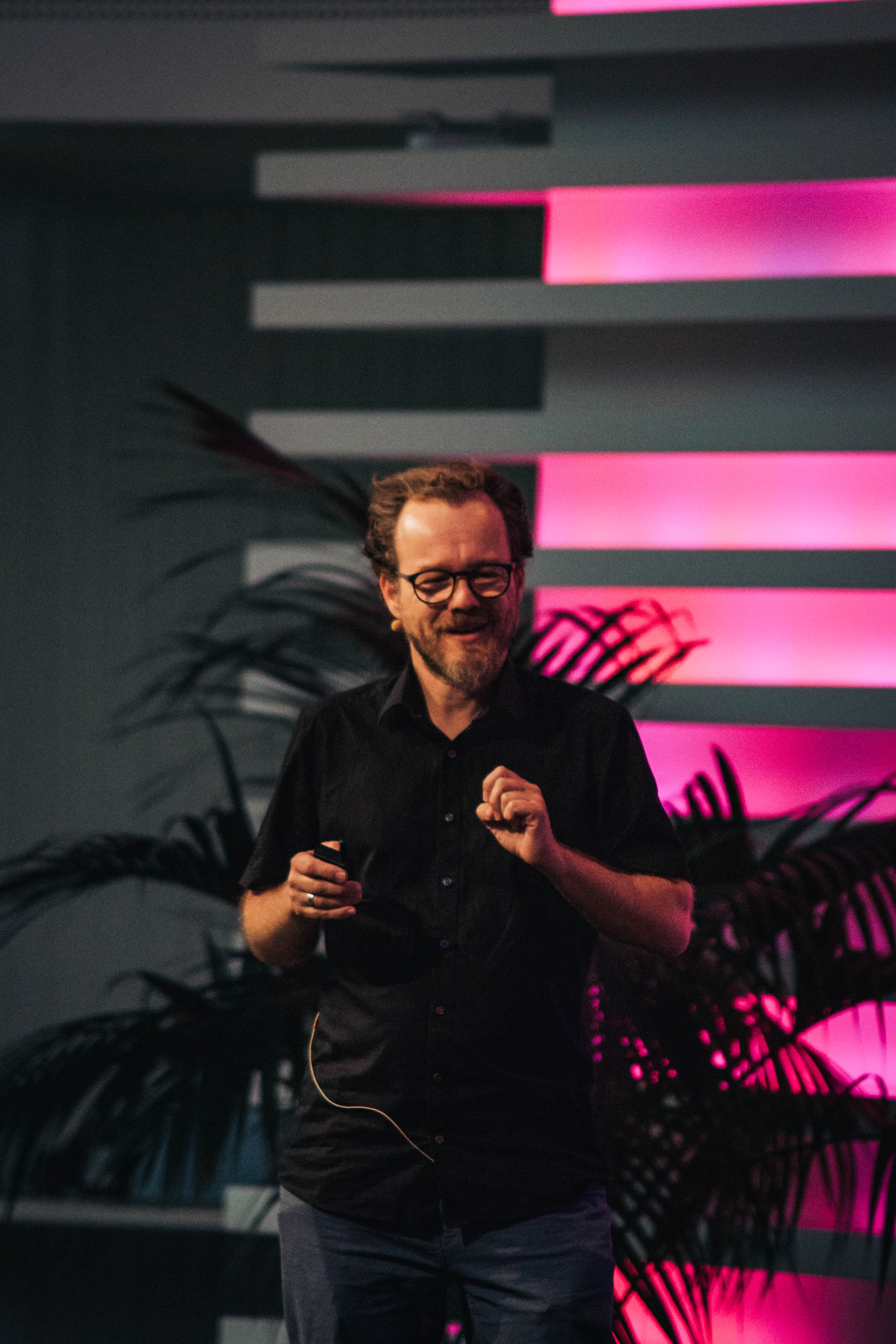 Arno Selhorst bei einer Keynote